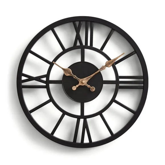 Skeleton Industrial Indoor Outdoor Wall Clock 3