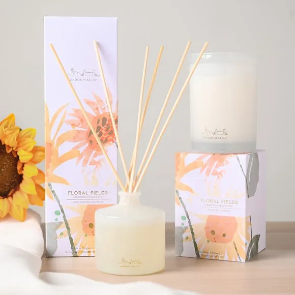 The London Wax Co Floral Fields Candle 4