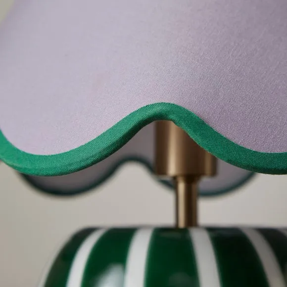 Matilda Striped Scallop Table Lamp 3