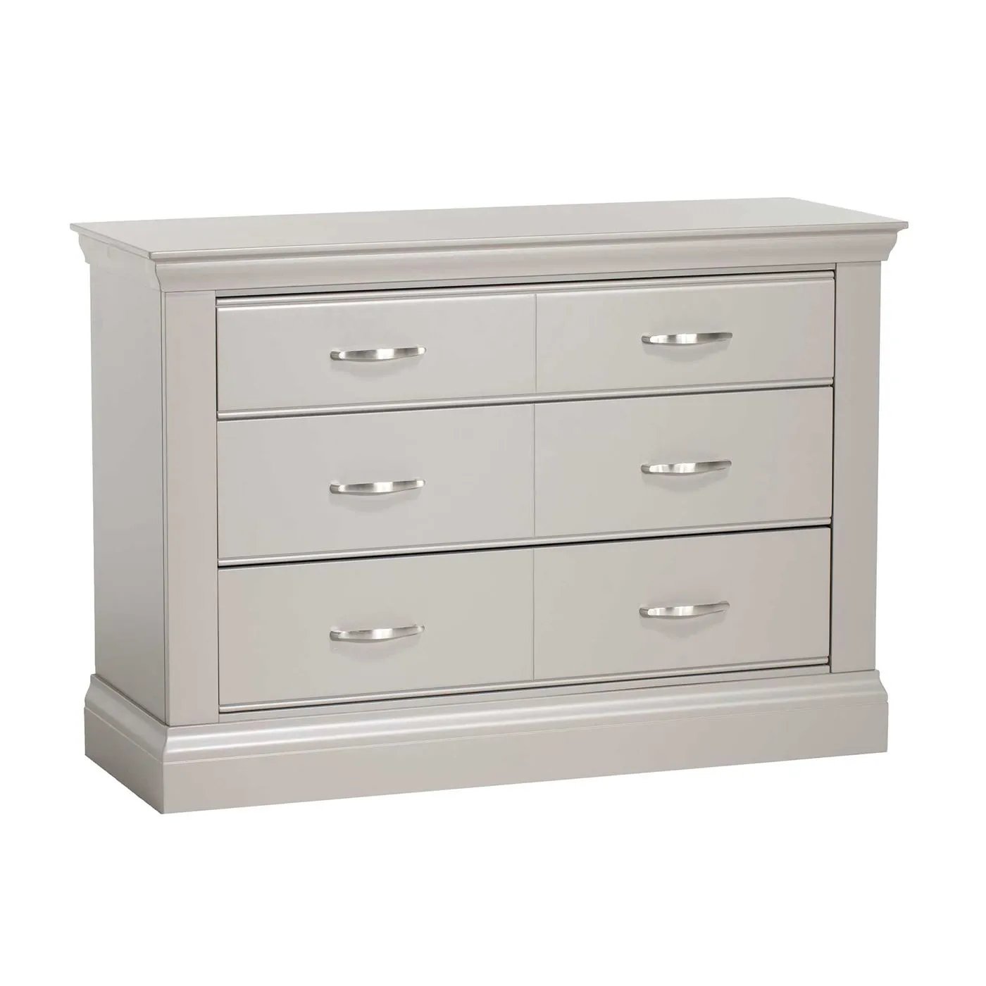 Helmsley 3 + 3 Drawer Chest, Urban Grey