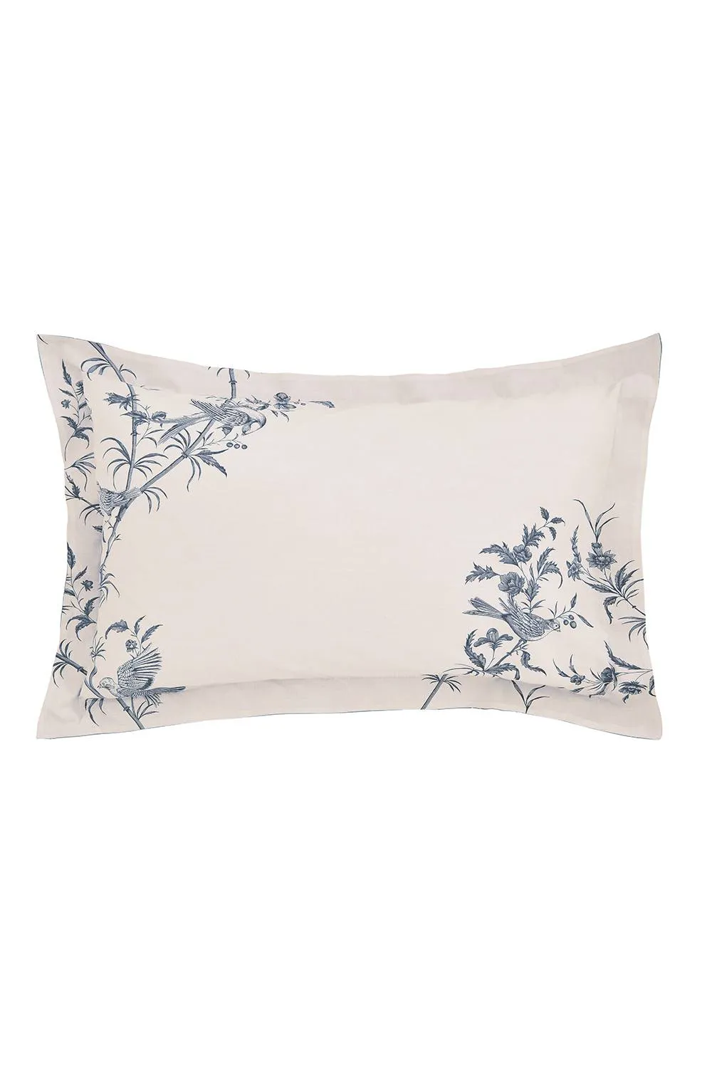 Sanderson 'Paradise Woods Toile' Cotton Duvet Cover Set in Blue 3