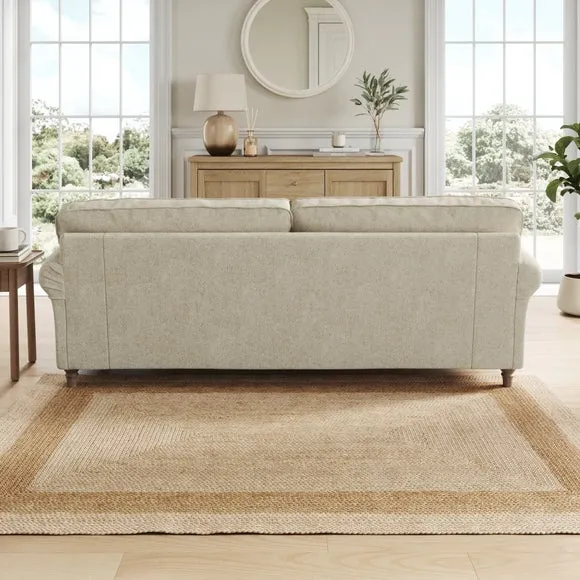 Flori Soft Chenille 4 Seater Sofa 3