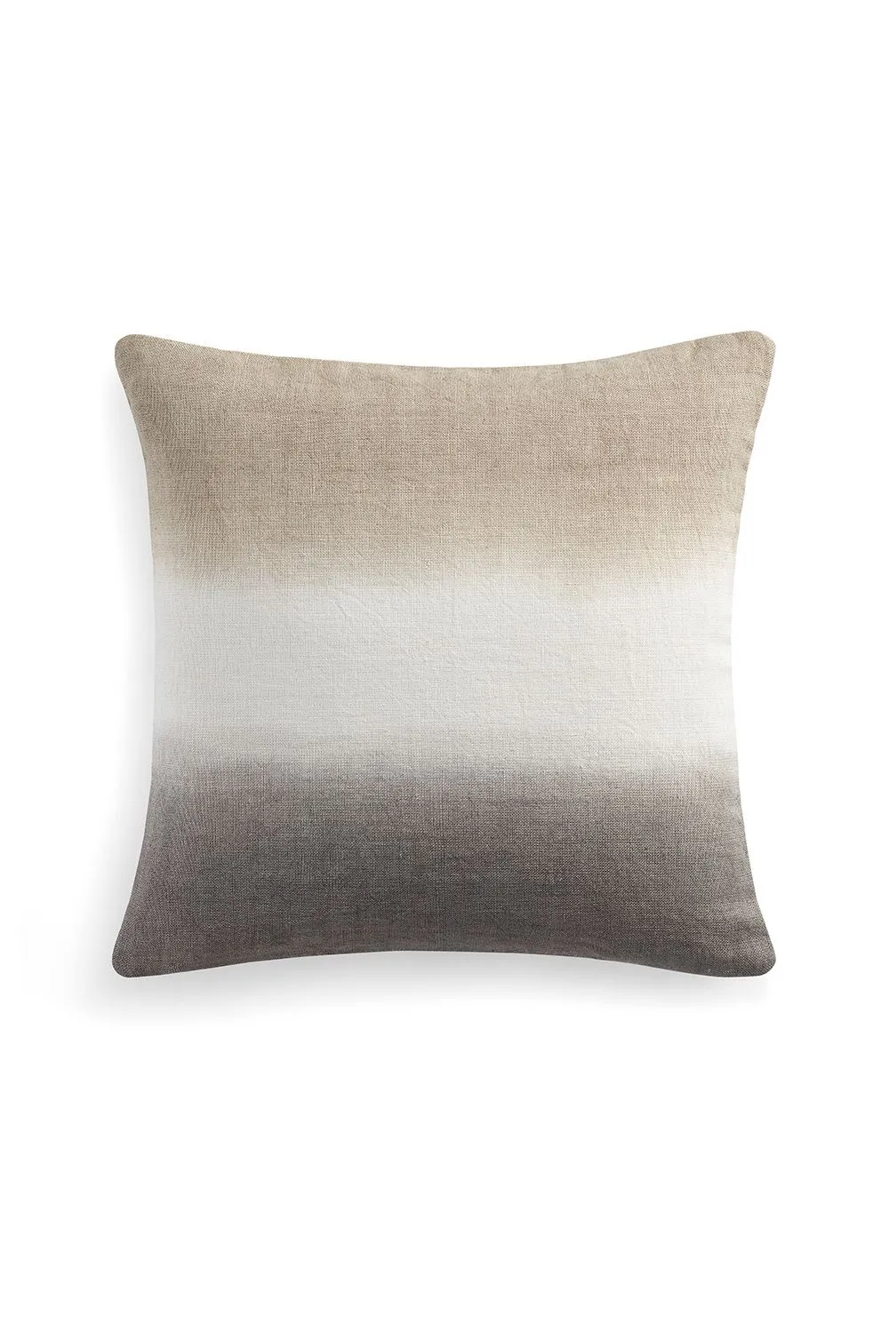 DKNY ' Pure Dip Dye' Linen Cushion in Light Beige