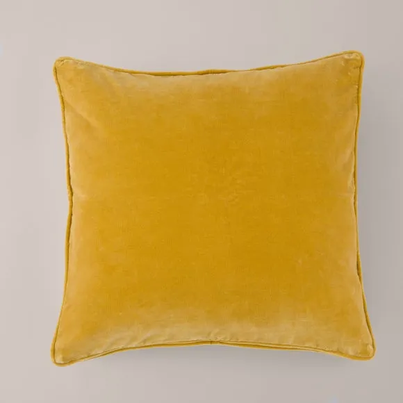 Clara Cotton Velvet Square Cushion 2