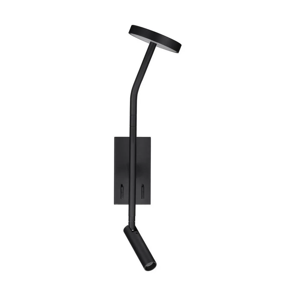 Netlighting Logos Reading Wall Light Sandy Black LED 9W 487lm 3000K