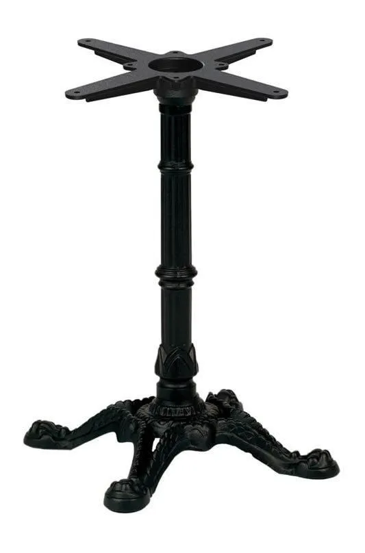 netfurniture Ream Cast Iron Table Base - Traditional in Black