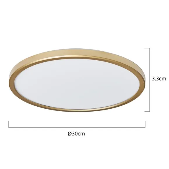 Core LED Flush Bathroom Ceiling Light 5