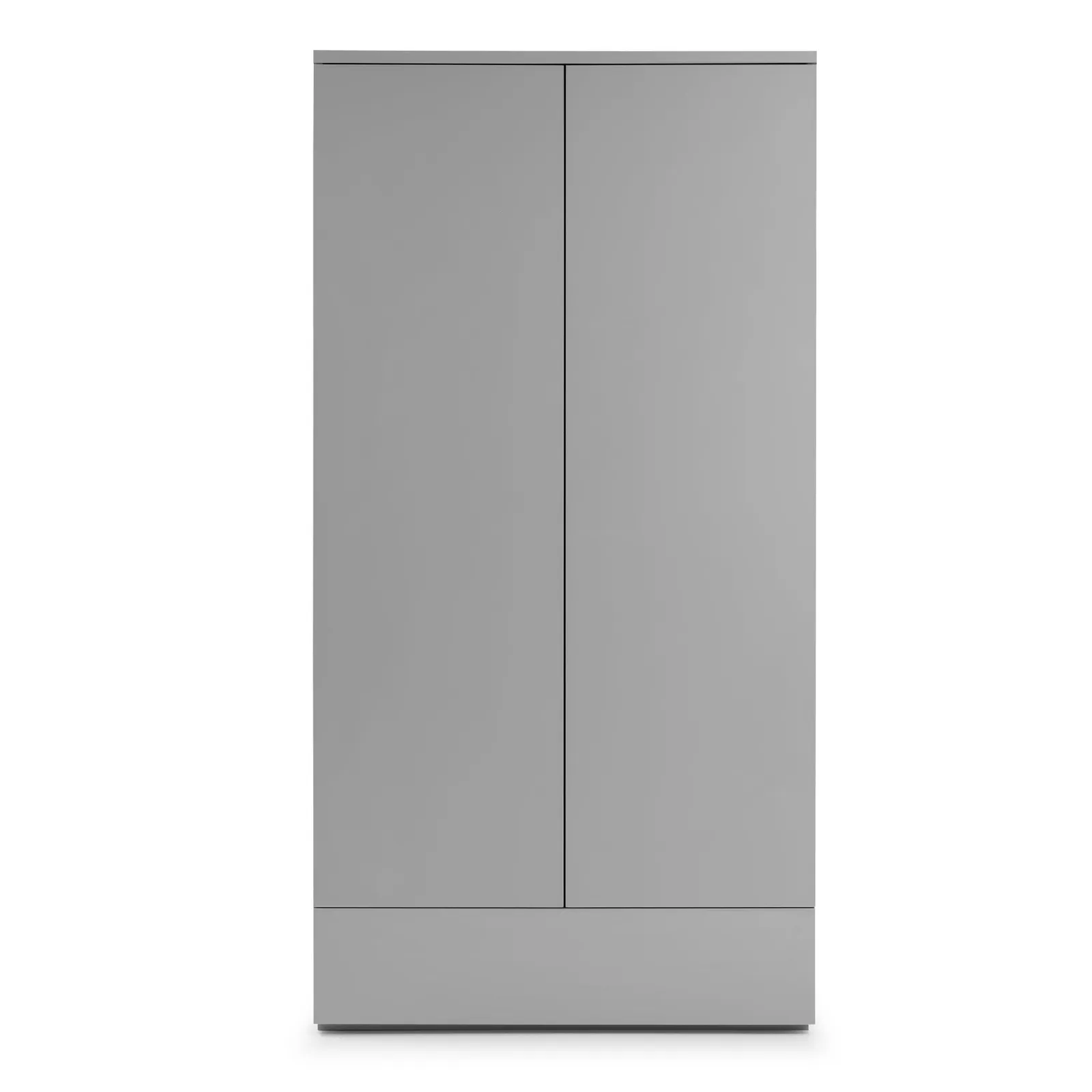 Monaco Double Wardrobe Grey