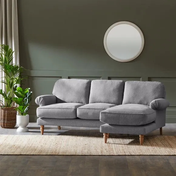 Jolene Soft Texture Corner Chaise Sofa 2