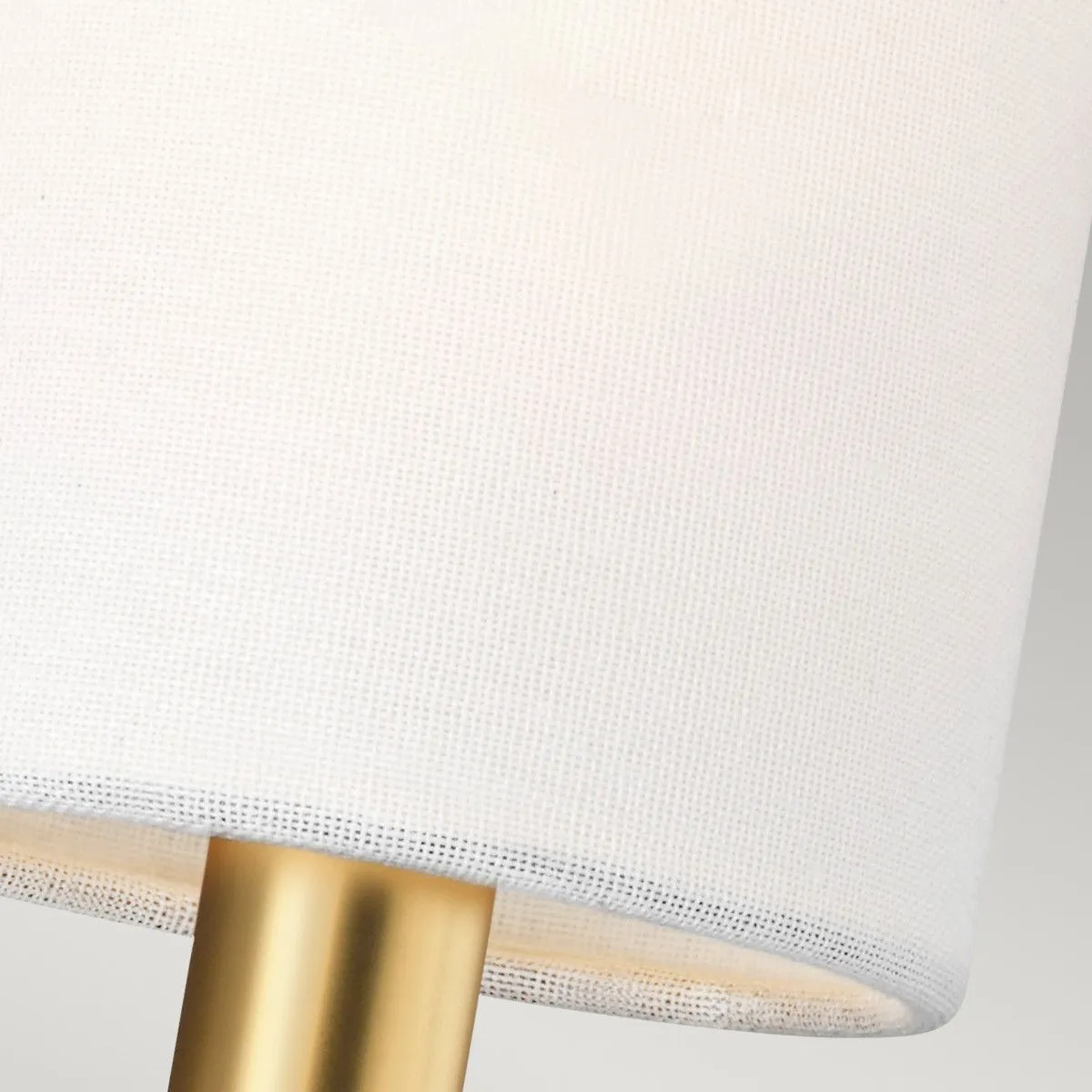 Netlighting Brianna 2 Light Wall Light Burnished Brass E14 in Yellow 4
