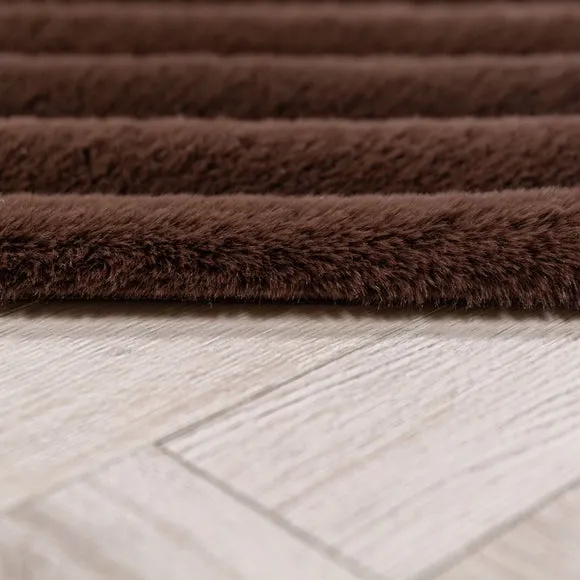 Cord Faux Fur Supersoft Rug 4