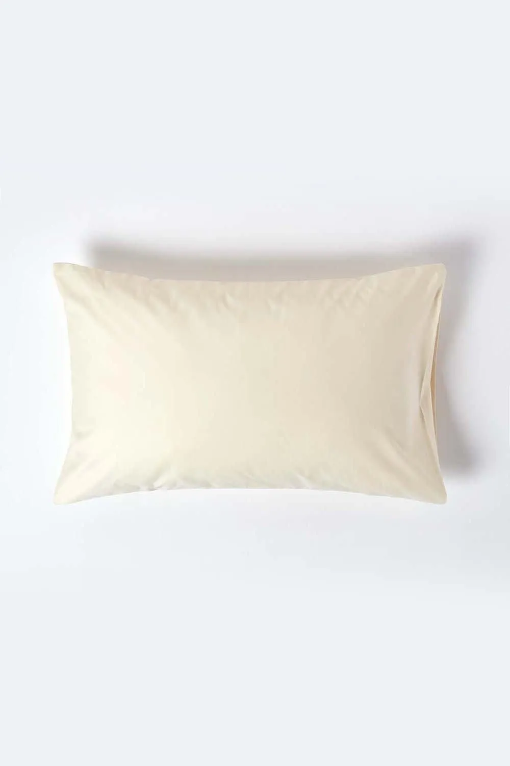 Homescapes Egyptian Cotton Housewife Pillowcase 1000 TC in Cream 1