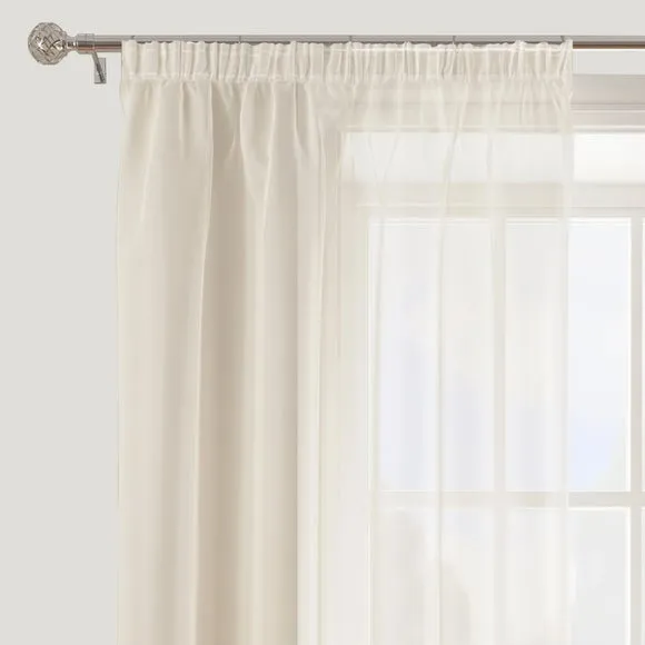 Sheer Elegance Tape Top Single Voile Panel 1