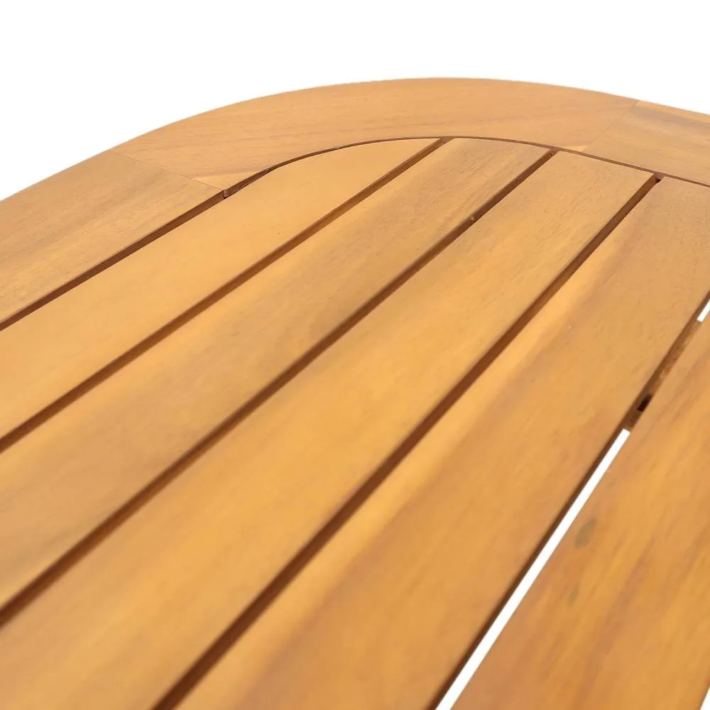 sweeek Extendable garden table 180/240cm acacia wood seats 6-8 in Beige 6