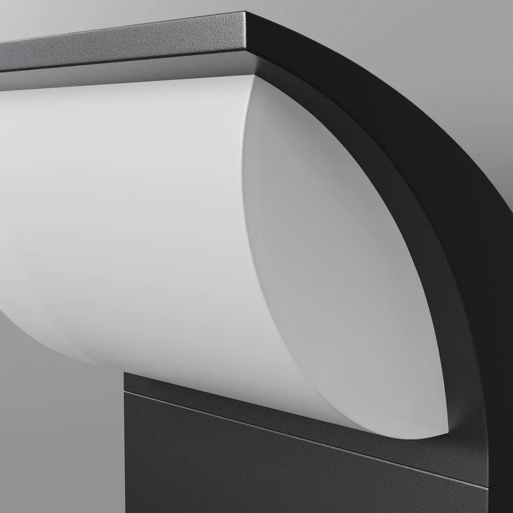 Netlighting Stock Outdoor Wall Down Lamp Graphite 3000K 450lm IP65 in Grey 2