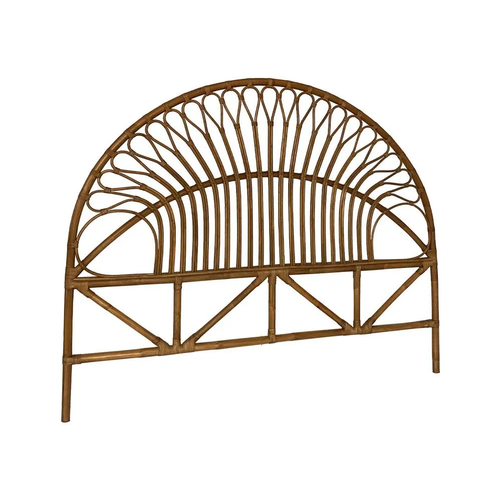 sweeek Dark rattan headboard in Dark Brown 2