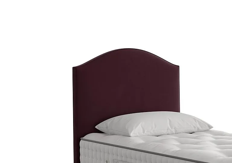 Iris Floor Standing Headboard - Single - Aubergine