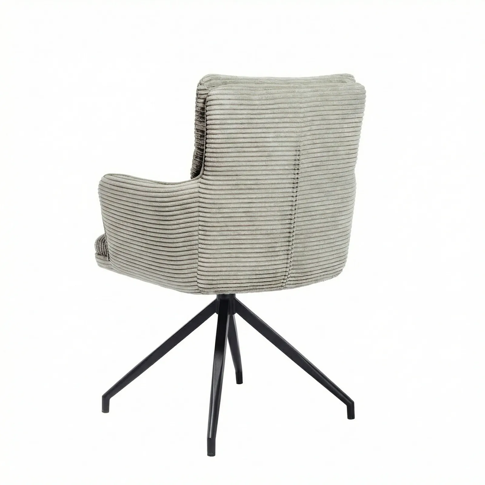 Odine Swivel Dining Chair, Grey Velvet | Barker & Stonehouse 6