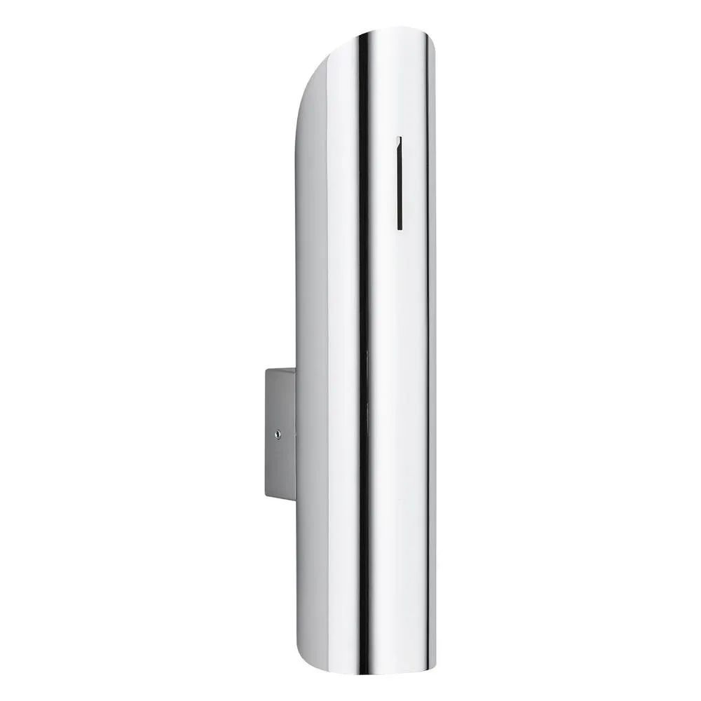 Netlighting Akron Up & Down Wall Lamp Chrome in Grey 2