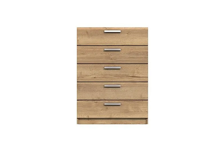 Waterloo 5 Drawer Chest - Natural Rustic Oak