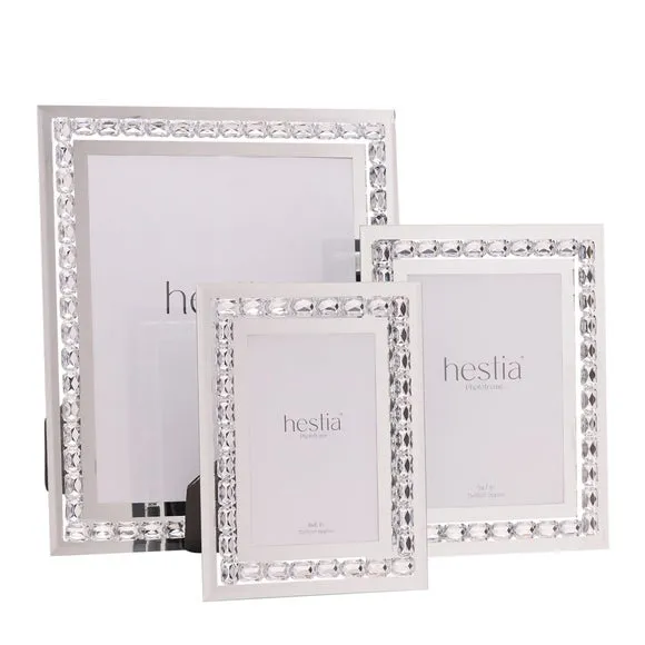 Hestia Silver Crystal Photo Frame 4