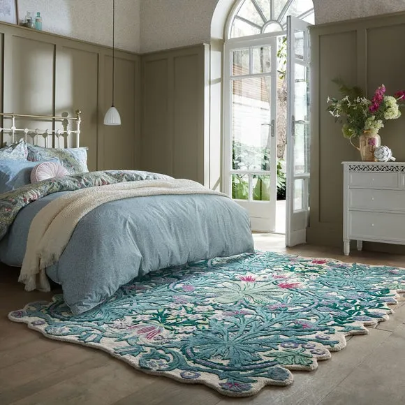 William Morris At Home Woodland Weeds Wool Rug