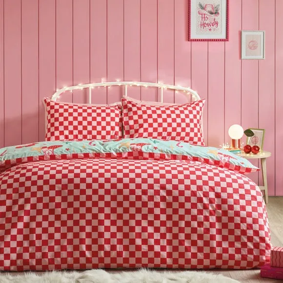 Catherine Lansfield Santa's Howdy Christmas Polycotton Duvet Cover & Pillowcase Set 3
