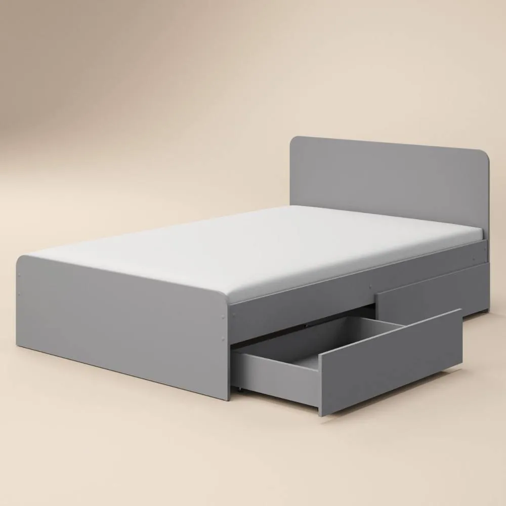 Flair Wizard Small Double Bed Frame in Grey 5