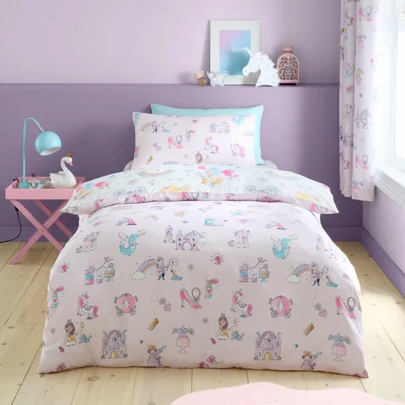 Princess Duvet Cover and Pillowcase Set 3