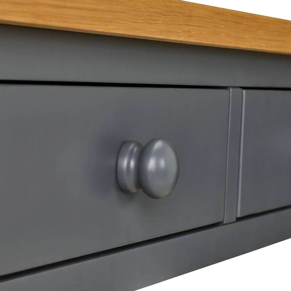 Statement Furniture Ludlow Console Table - Large in Dark Grey 5