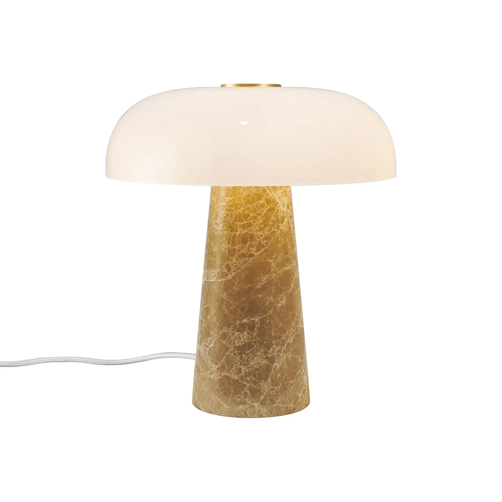 Nordlux Premium Indoor Table Lamp Beige Marble E14 Weighted Base - Mains Powered, IP20