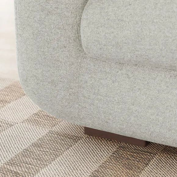 Luca Soft Chenille Snuggle Chair 4