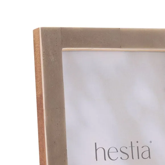 Hestia Grey Thin Stained Bone Effect Photo Frame 2