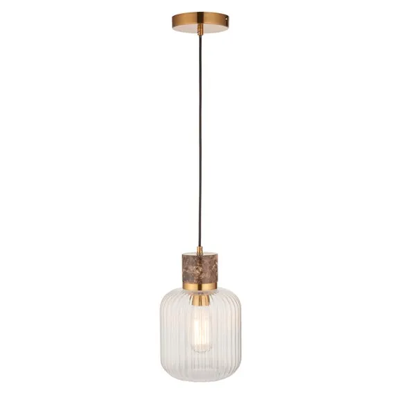 Vogue Tamara Ribbed Adjustable Pendant Light 5