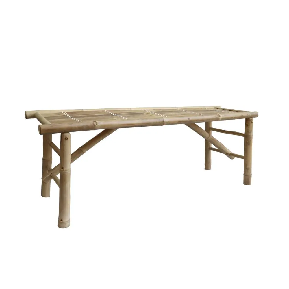 sweeek Bamboo bench in Beige 2