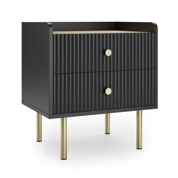 Georgi 2 Drawer Bedside Table 6