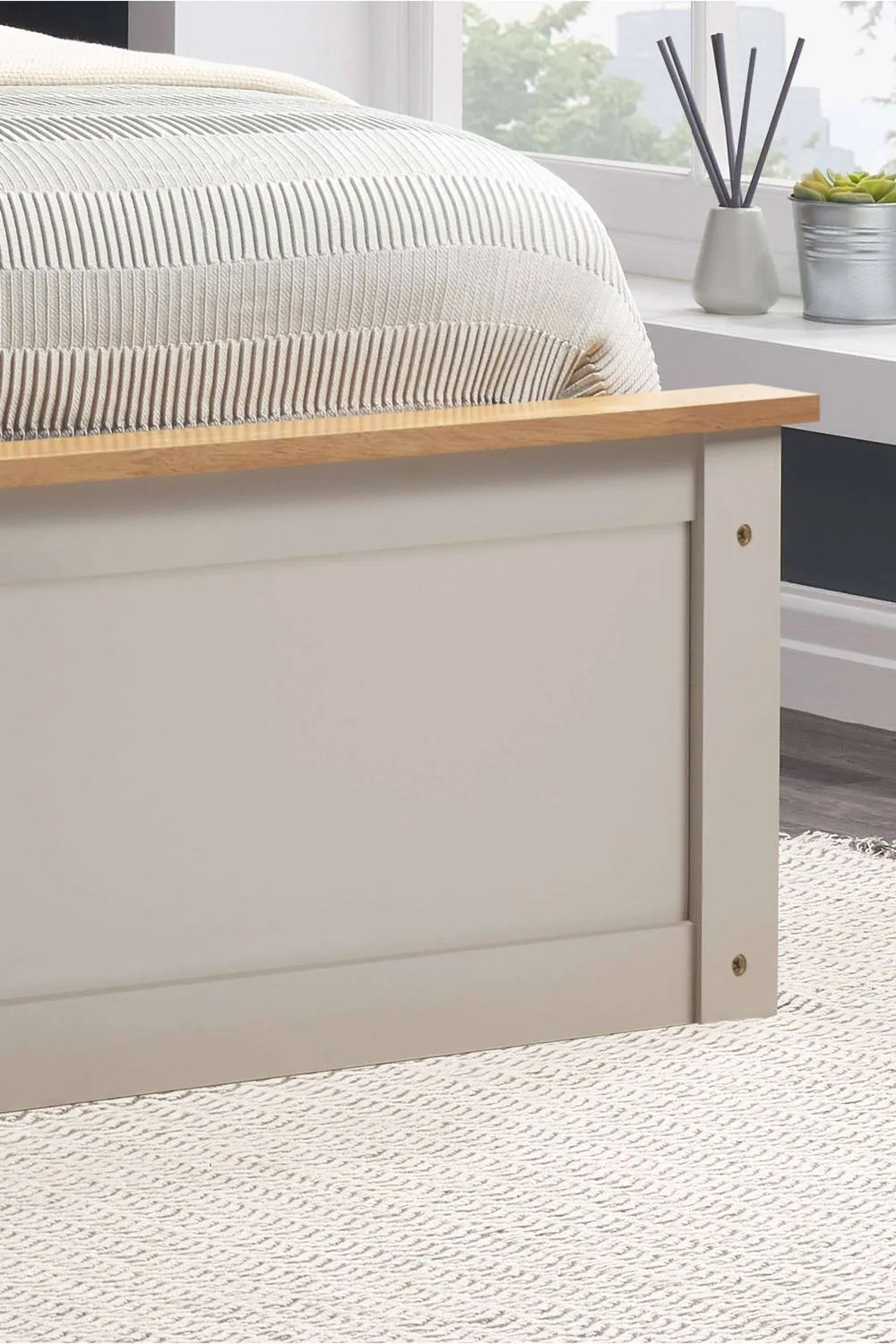Birlea Phoenix Ottoman Storage Bed Frame in Grey 5