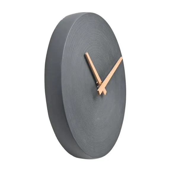 Interval Cement Wall Clock 2