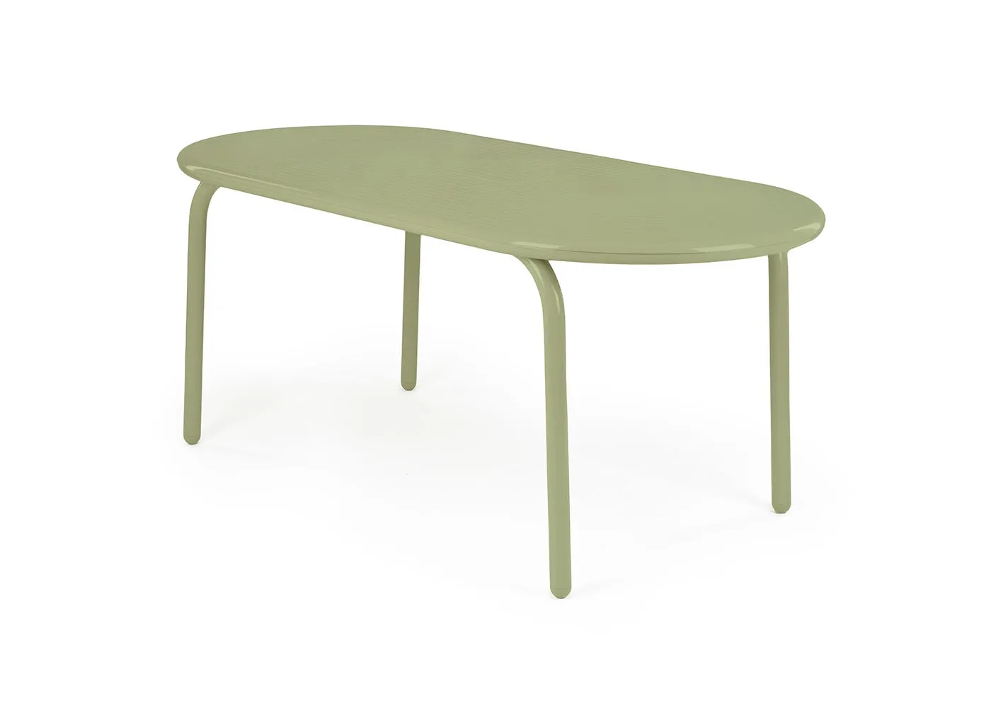 Tom Dixon Groove Outdoor Dining Table 185 x 85cm Moss