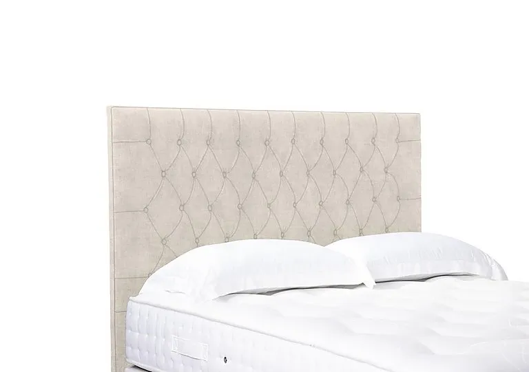 Artisan Collection Orton High Floor Standing Headboard - Single - Lace Ivory