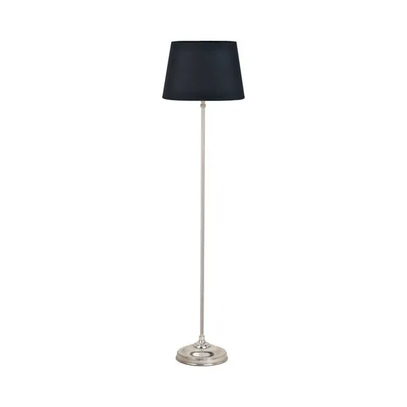 Pacific Lifestyle Auden Metal Stick Floor Lamp with Adelaide Tapered Cotton Mix Lampshade 5
