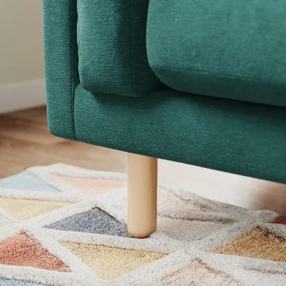 Newton Luxe Chenille Corner Chaise Sofa 5