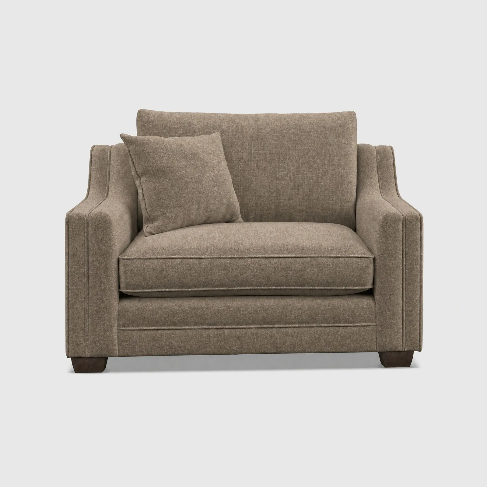Stirling Loveseat Sofa, Brown | Barker & Stonehouse