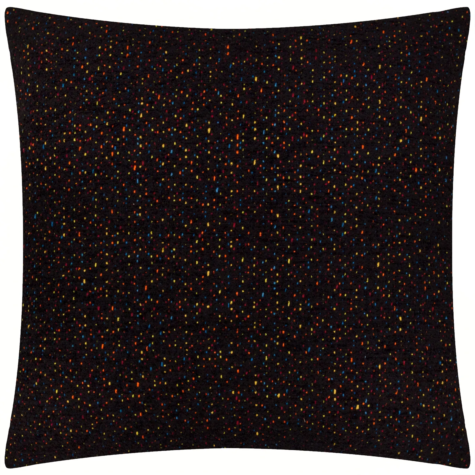 Furn Hali Boucle Textured Polyester Filled Cushion in Black