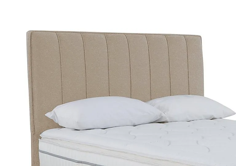Daniel Floor Standing Headboard - Single - Tweed Biscuit