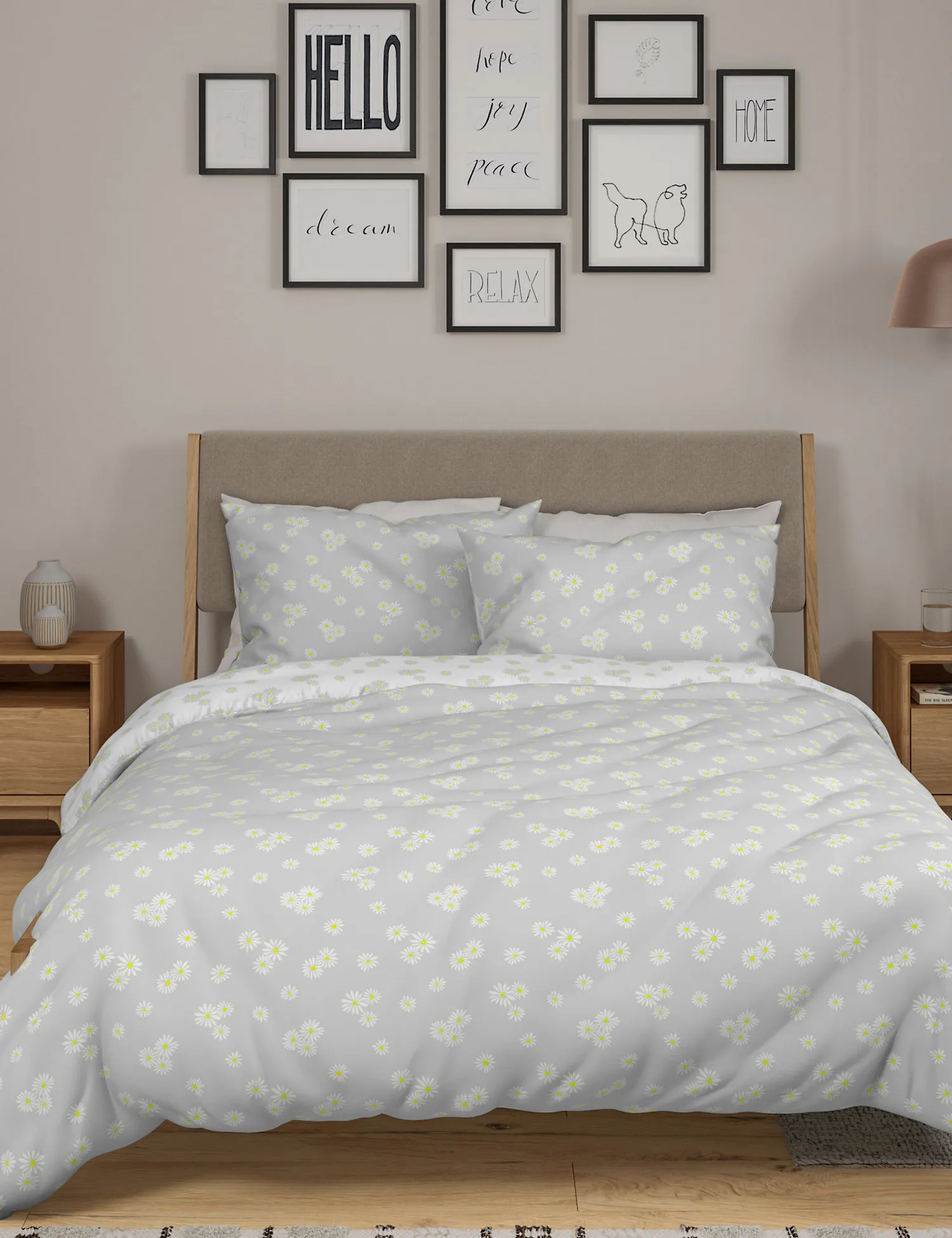 M&S Cotton Mix Daisy Bedding Set