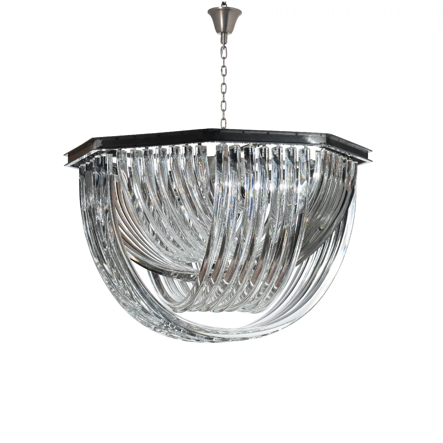 Timothy Oulton Crossglass Pendant Light, Silver | Barker & Stonehouse