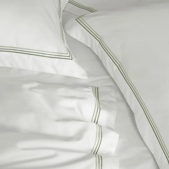 Dorma Rovello Embroidery 100% Cotton Duvet Cover & Pillowcase Set 3
