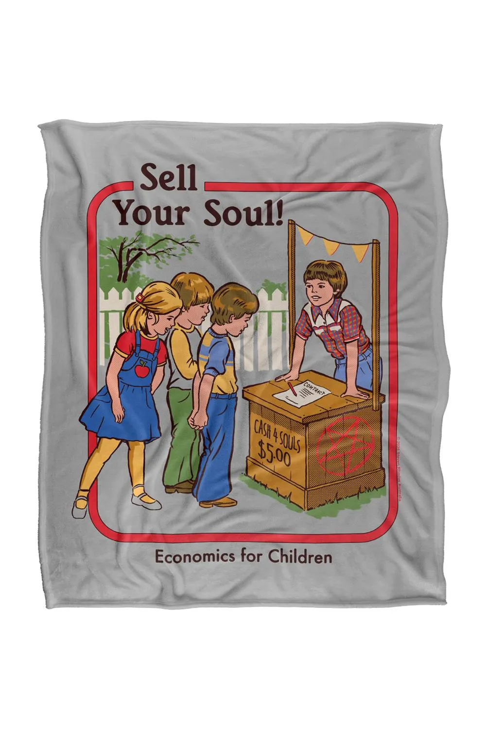 Steven Rhodes Sell Your Soul Silky Touch Super Soft Throw Blanket