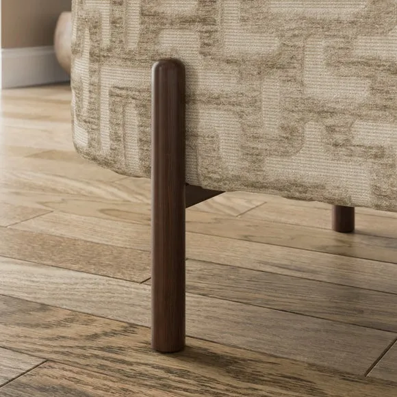 Marley Aztec Chenille Storage Ottoman 4